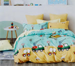 Cotton Kids Favourite Character Cartoon Print Double bedsheet (500grams)